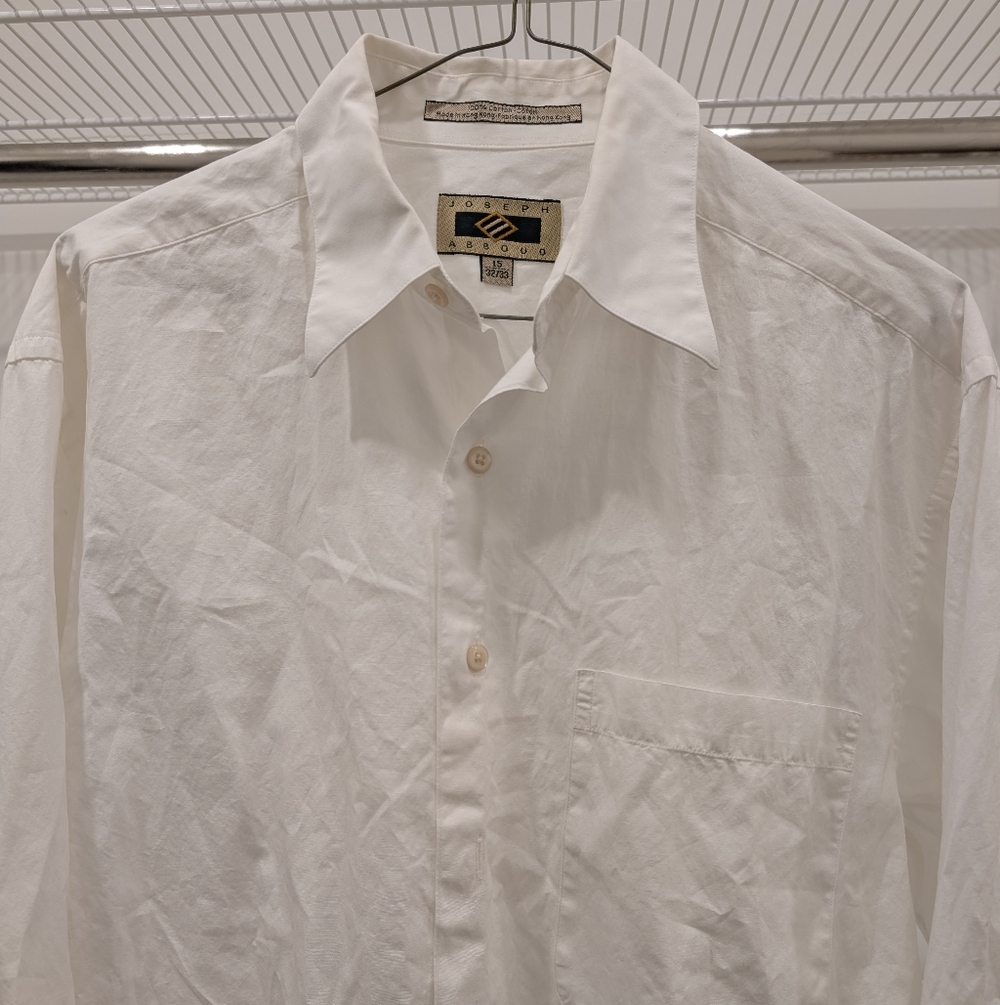 Joseph Abboud White Button Down Shirt 15, 32-33